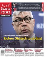 okłada najnowszego numeru Gazeta Polska Codziennie