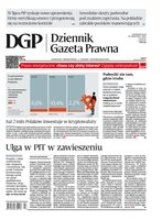 okłada najnowszego numeru Dziennik Gazeta Prawna