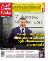 okłada najnowszego numeru Gazeta Polska Codziennie