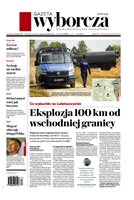 okłada najnowszego numeru Gazeta Wyborcza - Warszawa