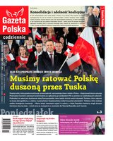 okłada najnowszego numeru Gazeta Polska Codziennie