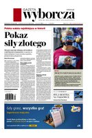 okłada najnowszego numeru Gazeta Wyborcza - Warszawa