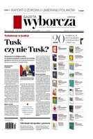 okłada najnowszego numeru Gazeta Wyborcza - Warszawa