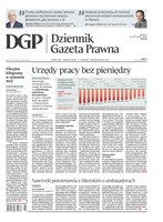 okłada najnowszego numeru Dziennik Gazeta Prawna