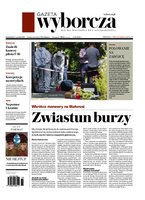 okłada najnowszego numeru Gazeta Wyborcza - Warszawa