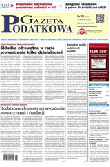 okłada najnowszego numeru Gazeta Podatkowa