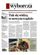 okłada najnowszego numeru Gazeta Wyborcza - Warszawa