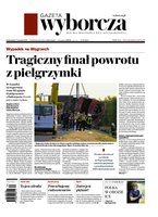 okłada najnowszego numeru Gazeta Wyborcza - Warszawa