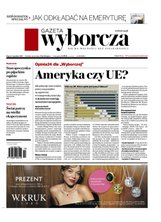 okłada najnowszego numeru Gazeta Wyborcza - Warszawa