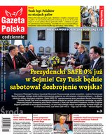 okłada najnowszego numeru Gazeta Polska Codziennie