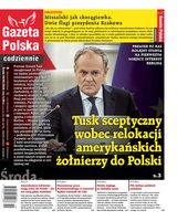 okłada najnowszego numeru Gazeta Polska Codziennie