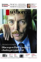 widok pierwszej strony Gazeta Wyborcza - Warszawa