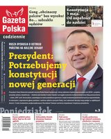 okłada najnowszego numeru Gazeta Polska Codziennie