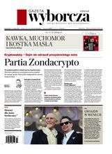 okłada najnowszego numeru Gazeta Wyborcza - Warszawa