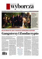 okłada najnowszego numeru Gazeta Wyborcza - Warszawa