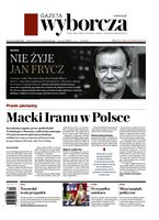 okłada najnowszego numeru Gazeta Wyborcza - Warszawa