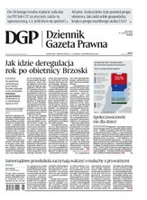 okłada najnowszego numeru Dziennik Gazeta Prawna