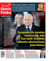 okłada najnowszego numeru Gazeta Polska Codziennie