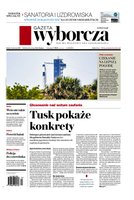 okłada najnowszego numeru Gazeta Wyborcza - Warszawa
