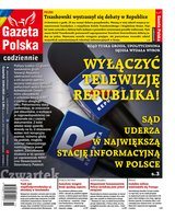 okłada najnowszego numeru Gazeta Polska Codziennie