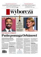 okłada najnowszego numeru Gazeta Wyborcza - Warszawa