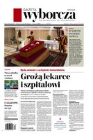 okłada najnowszego numeru Gazeta Wyborcza - Warszawa