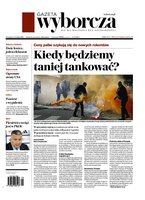okłada najnowszego numeru Gazeta Wyborcza - Warszawa