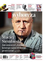 okłada najnowszego numeru Gazeta Wyborcza - Warszawa