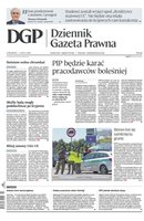 okłada najnowszego numeru Dziennik Gazeta Prawna