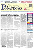 widok pierwszej strony Gazeta Podatkowa
