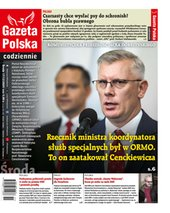 okłada najnowszego numeru Gazeta Polska Codziennie