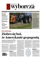 okłada najnowszego numeru Gazeta Wyborcza - Warszawa
