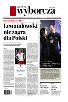 okłada najnowszego numeru Gazeta Wyborcza - Warszawa