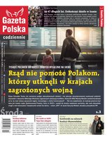 okłada najnowszego numeru Gazeta Polska Codziennie