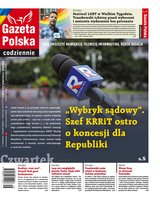 okłada najnowszego numeru Gazeta Polska Codziennie