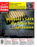 okłada najnowszego numeru Gazeta Polska Codziennie