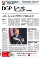 okłada najnowszego numeru Dziennik Gazeta Prawna