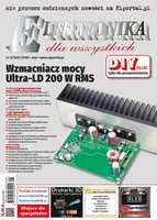 okłada najnowszego numeru Elektronika Dla Wszystkich