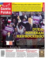 okłada najnowszego numeru Gazeta Polska Codziennie