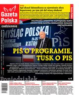 okłada najnowszego numeru Gazeta Polska Codziennie