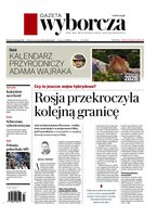 okłada najnowszego numeru Gazeta Wyborcza - Warszawa