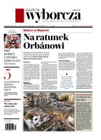 okłada najnowszego numeru Gazeta Wyborcza - Warszawa