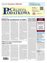 okłada najnowszego numeru Gazeta Podatkowa