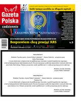 okłada najnowszego numeru Gazeta Polska Codziennie