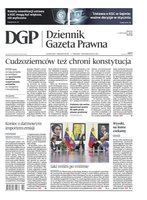 okłada najnowszego numeru Dziennik Gazeta Prawna