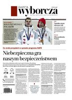 okłada najnowszego numeru Gazeta Wyborcza - Warszawa