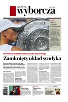 okłada najnowszego numeru Gazeta Wyborcza - Warszawa