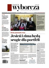 okłada najnowszego numeru Gazeta Wyborcza - Warszawa