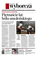 okłada najnowszego numeru Gazeta Wyborcza - Warszawa