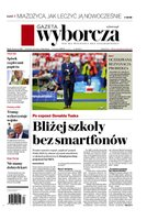 okłada najnowszego numeru Gazeta Wyborcza - Warszawa